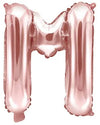 Ballon lettre or rose M 