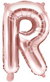 Buchstaben Ballon rosegold R