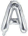 Ballon lettre argent A 