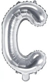 Buchstaben Ballon silber C