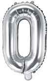 Buchstaben Ballon silber O