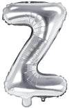 Buchstaben Ballon silber Z