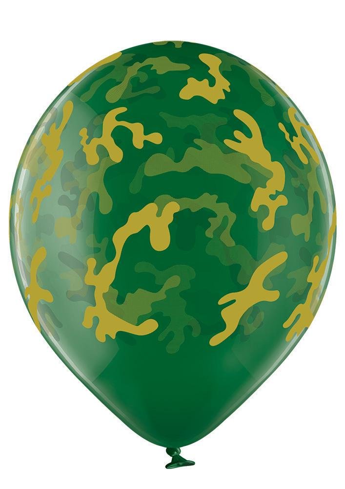 Camouflage Ballon - Latex bedruckt
