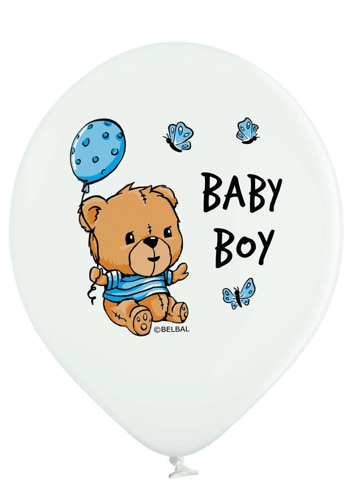Cute Baby Boy Ballon - Latex bedruckt