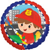 Feuerwehrmann / Fireman Ballon (mit Helium gefüllt)