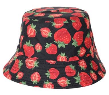 Fischer Hut - Bucket Hat - Erdbeeren - Bucket Hat