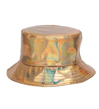 Fischer Hut - Bucket Hat - gold glänzend - Bucket Hat