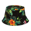 Chapeau de pêcheur - Chapeau Seau - Hawaï avec Fleurs Jaunes