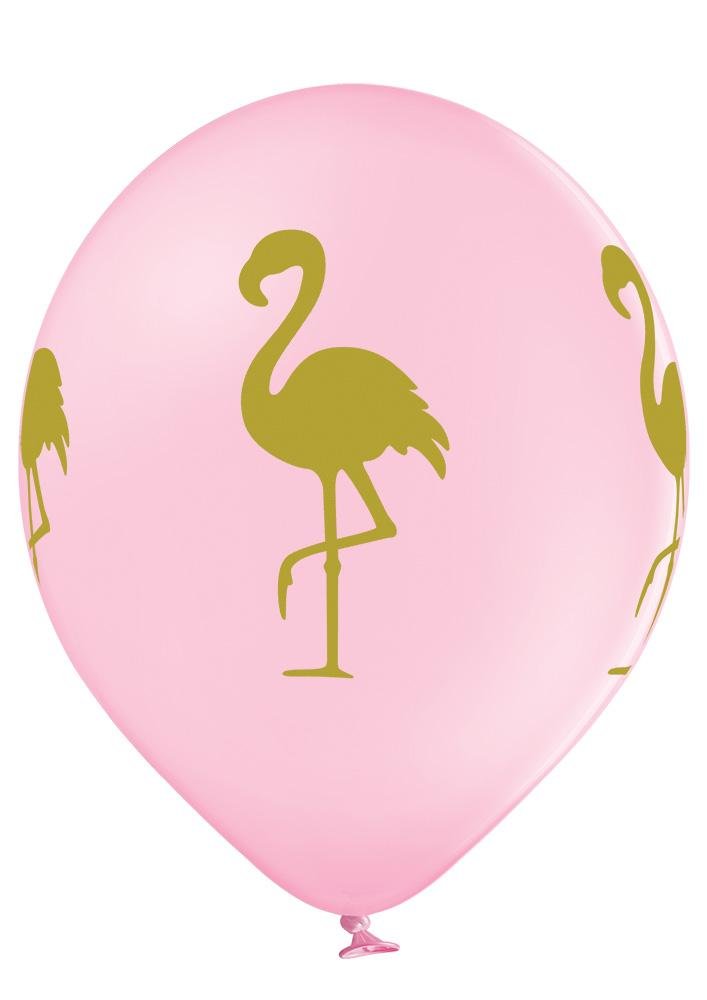 Flamingo Ballon - Latex bedruckt