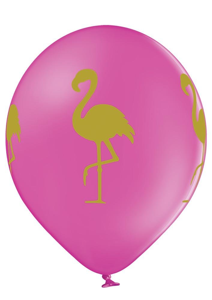Flamingo Ballon - Latex bedruckt