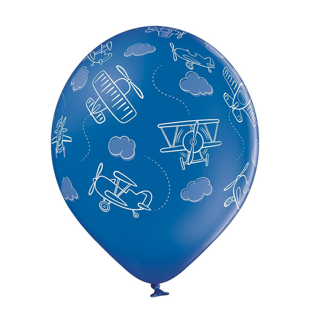 Flugzeuge Ballon - Latex bedruckt