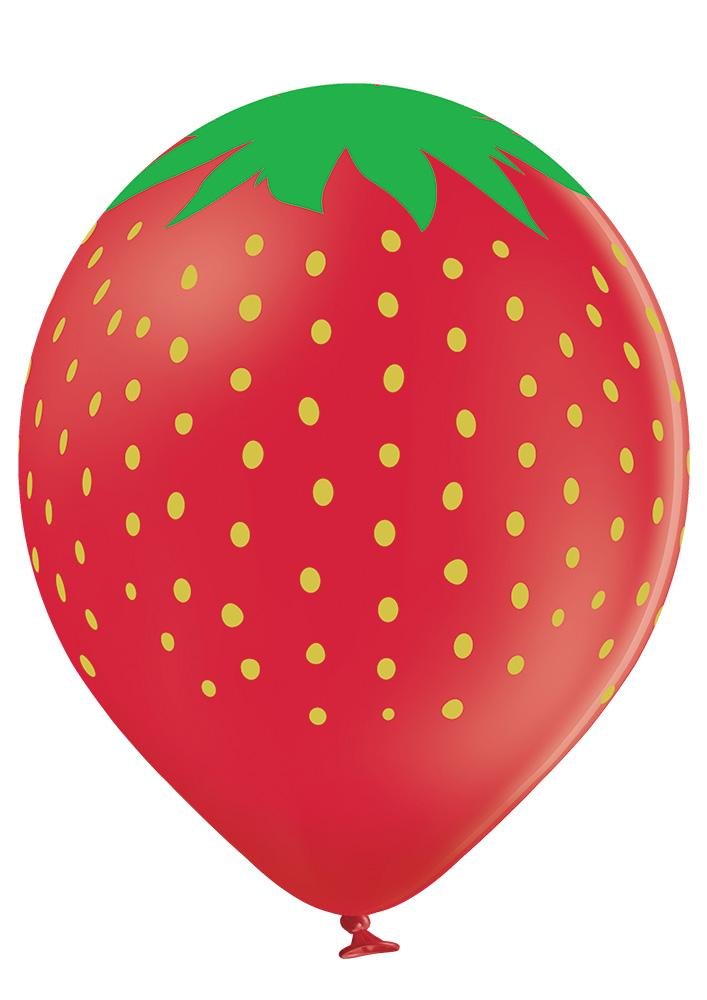 Früchte Ballon - Latex bedruckt