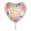 Für die wundervollste Mama Ballon (mit Helium gefüllt)