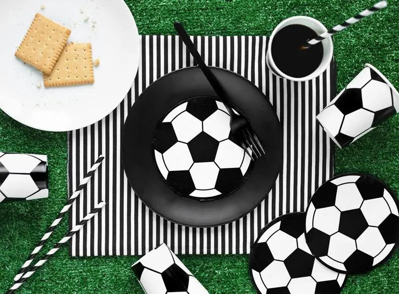 Fussball Servietten Dekoration fussball-servietten-dekoration