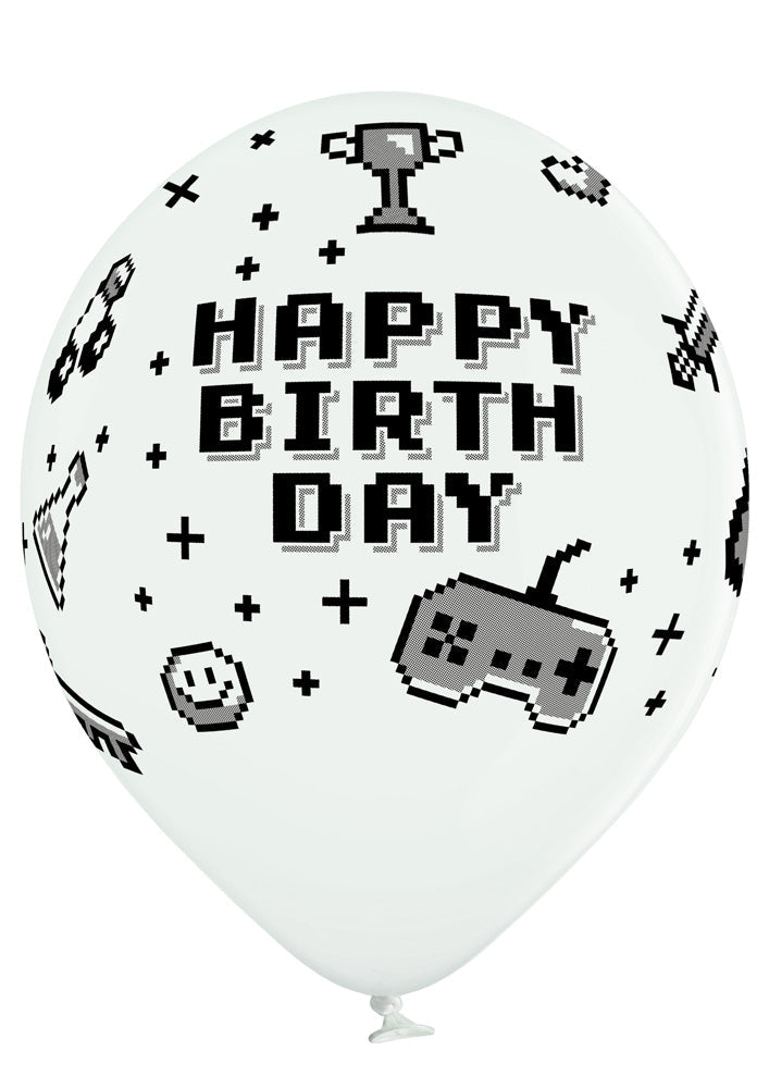 Gamer Birthday Ballon - Latex bedruckt