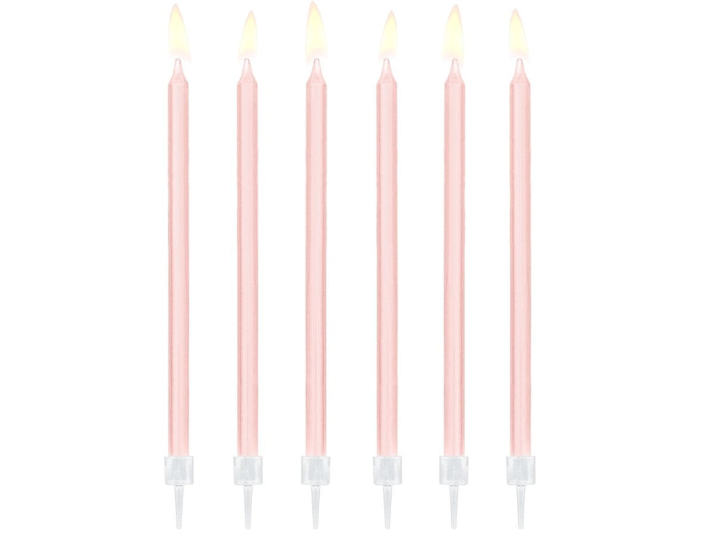 Geburtstagskerzen hellrosa - Kerzen