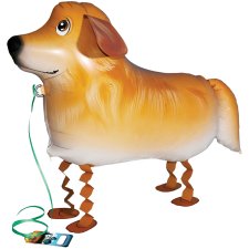 Golden Retriever Hund Air Walker Ballon (mit Helium gefüllt) - Supershape helium