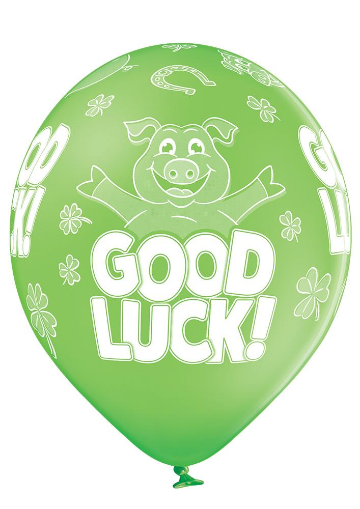 Good Luck Ballon - Latex bedruckt