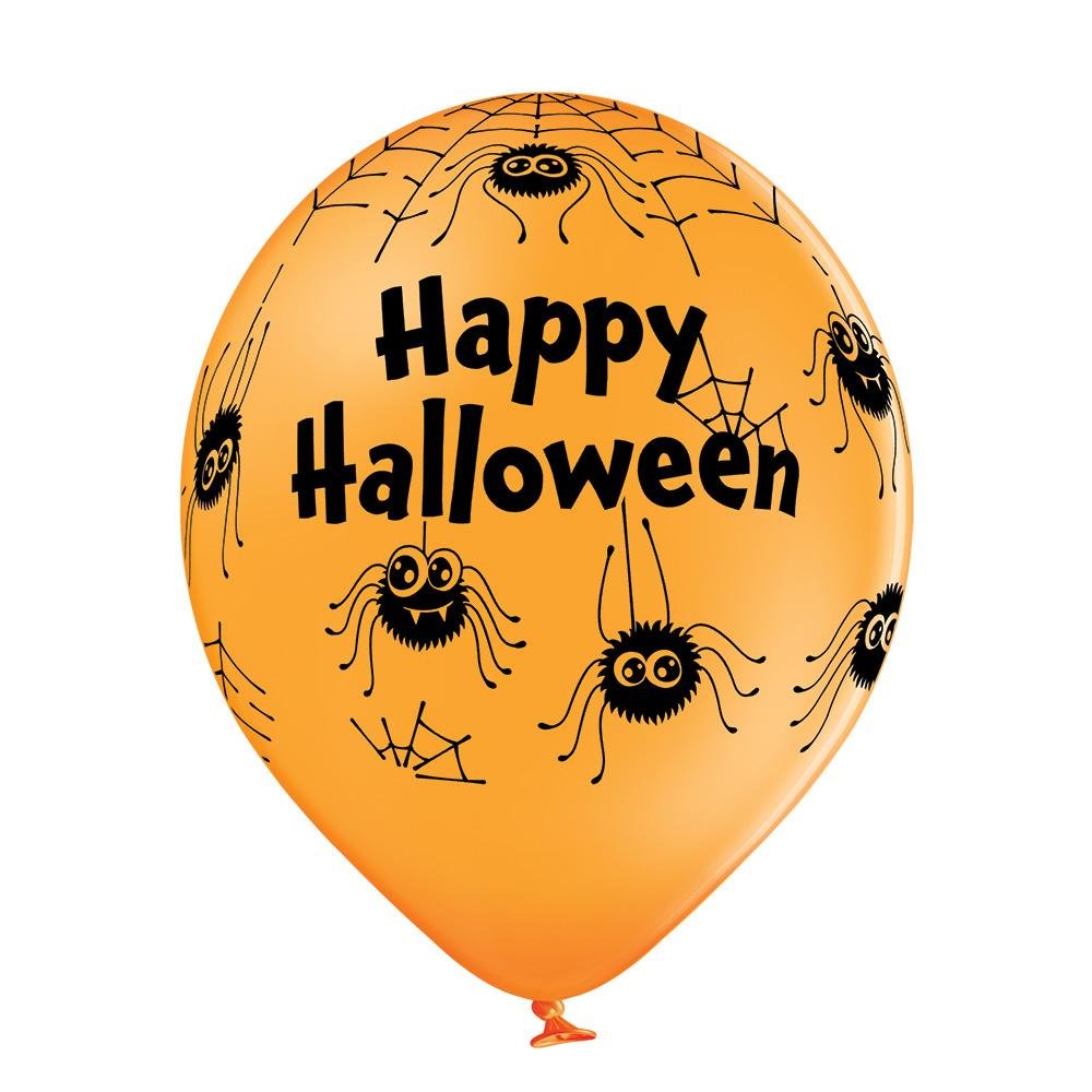 Halloween Spinnen Ballon - Latex bedruckt