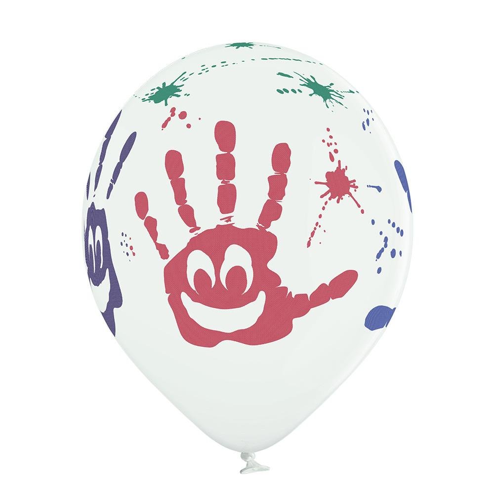 Hände Ballon - Latex bedruckt