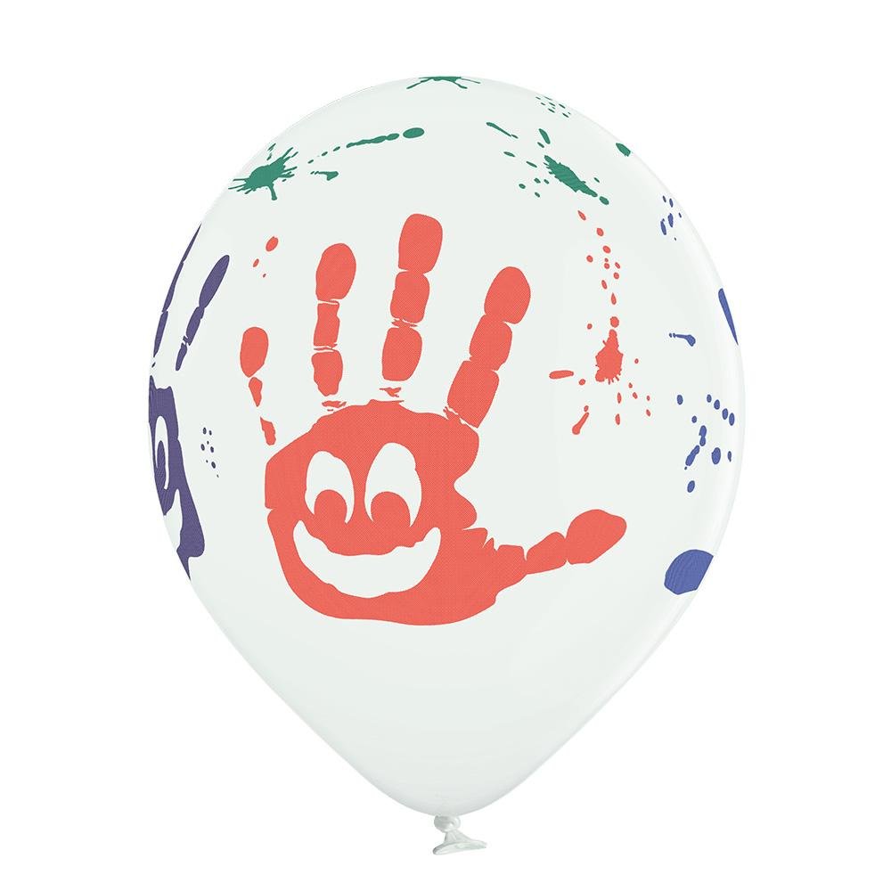 Hände Ballon - Latex bedruckt