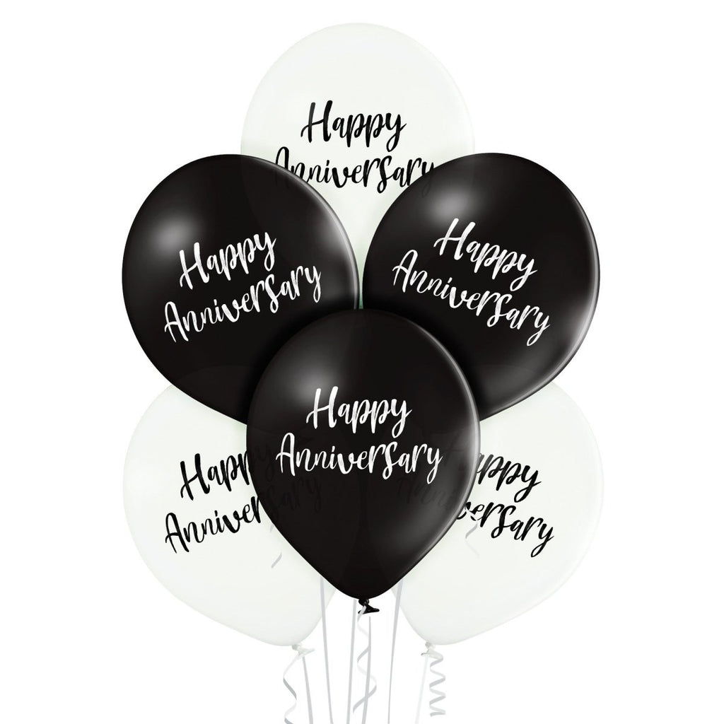 Happy Anniversary Ballon - Latex bedruckt