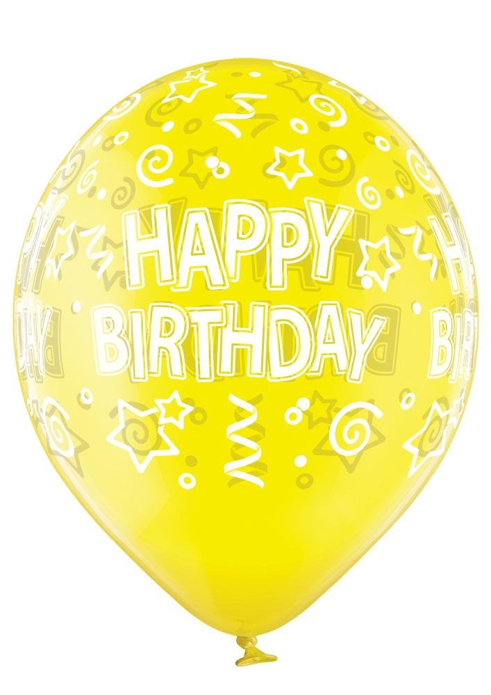 Happy Birthday Ballon - Latex bedruckt
