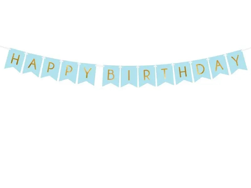Happy Birthday Mit Herz Girlande – Holografische Banner-Dekoration, 1,8 M, Für Kindergeburtstag & Partys