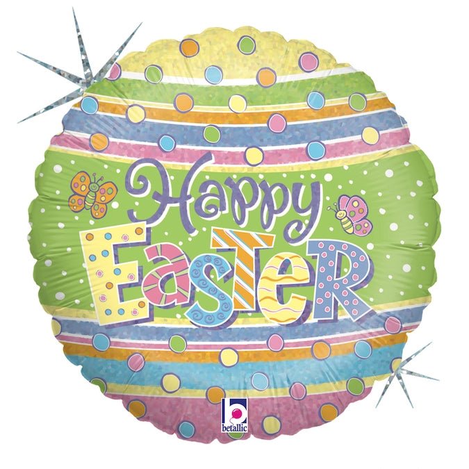 Happy Easter (Ostern) Ballon (mit Helium gefüllt) -