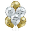 Happy New Year Glossy Balloon 