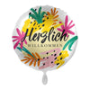 Welcome Aloha Balloon (filled with helium) 