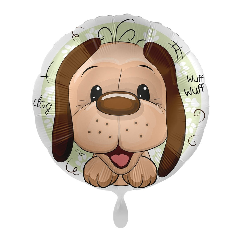 Hund Ballon (mit Helium gefüllt) - Runder Ballon helium