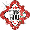Ballon I Love You (rempli d'hélium) 