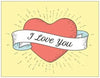 I Love You - greeting card