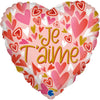 Ballon Je T'aime (rempli d'hélium) 