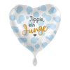 Jippie ein Junge Ballon (mit Helium gefüllt)
