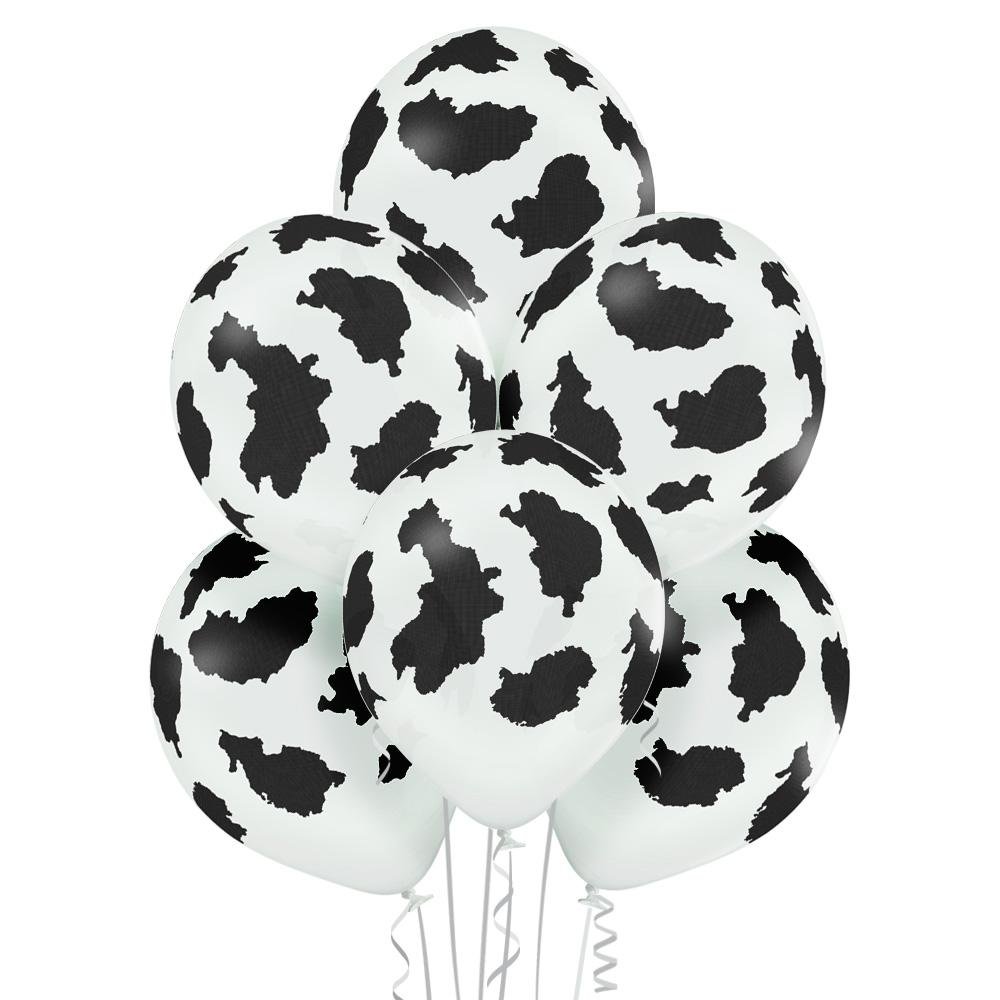 Kuh Flecken Ballon - Latex bedruckt