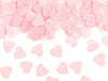 Artificial confetti hearts pink 