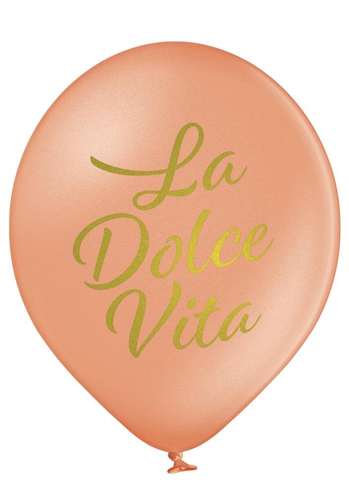 La Dolce Vita Ballon - Latex bedruckt