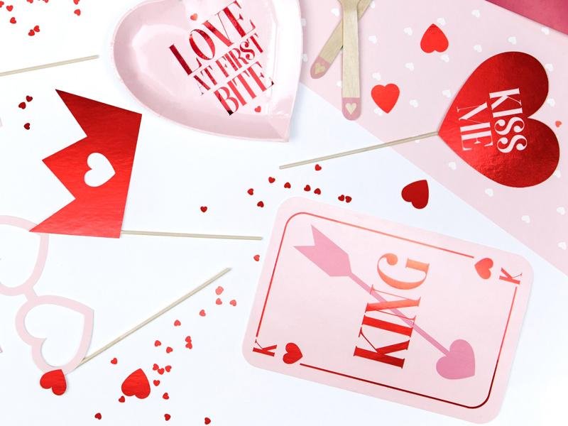 Love is in the Air Photo Booth Selfie Set - Photo Booth Set