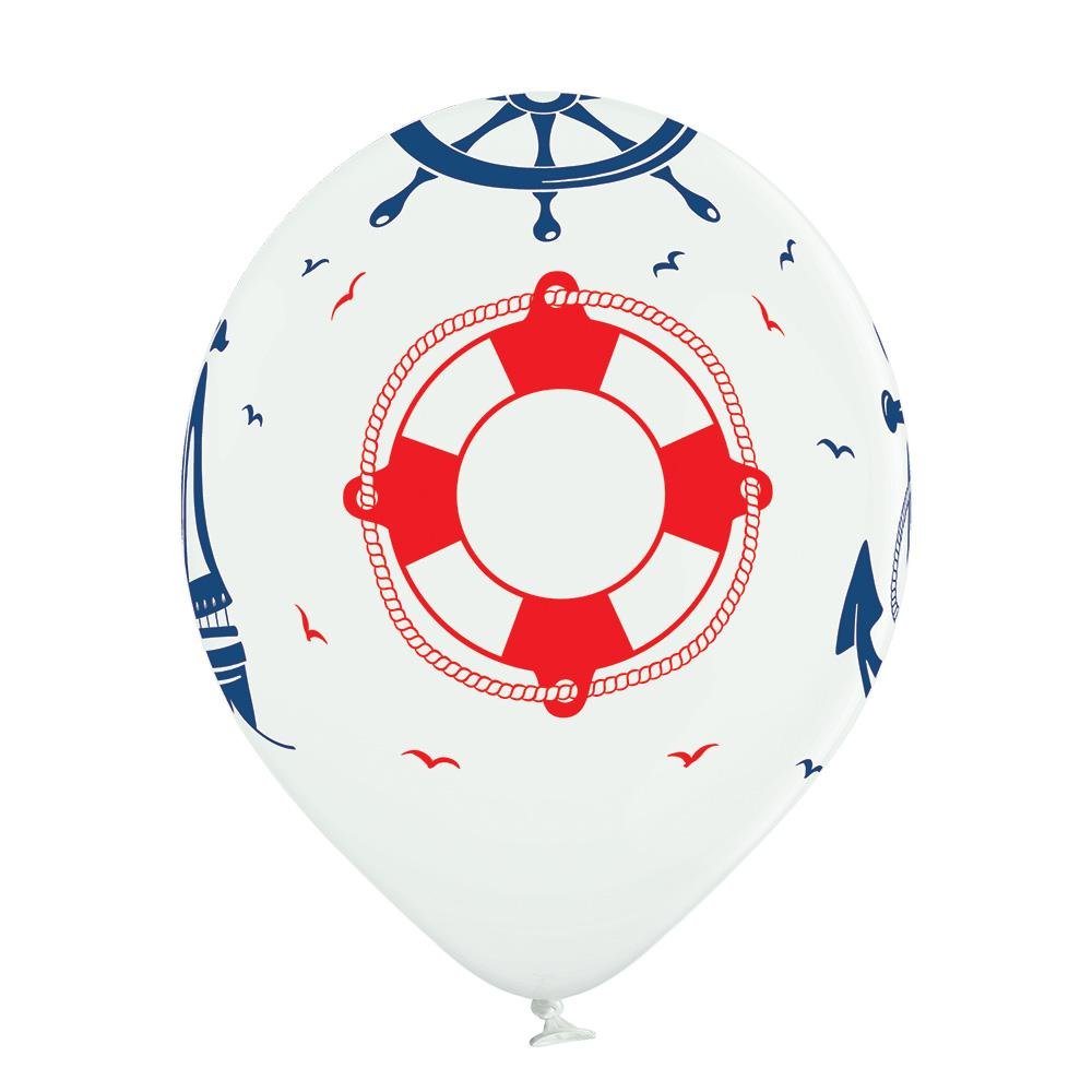Marine Ballon - Latex bedruckt
