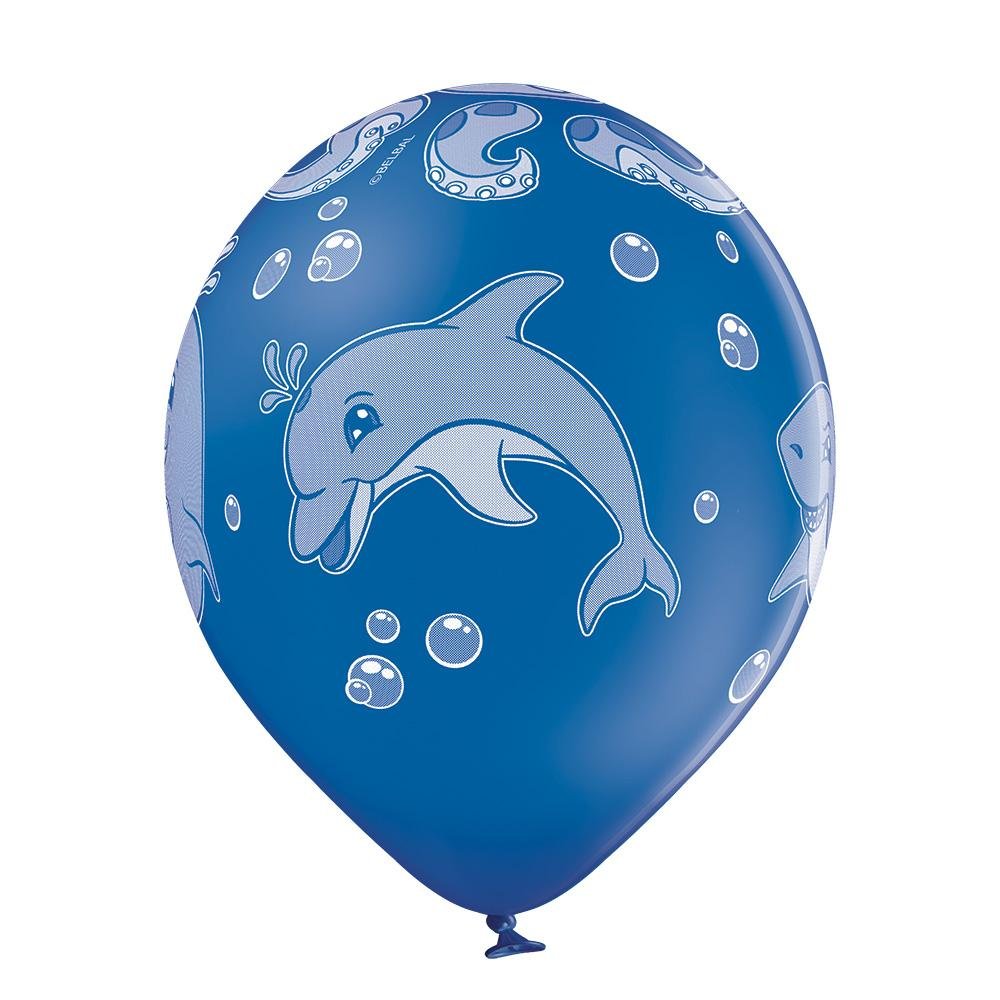 Marine Tiere Ballon - Latex bedruckt