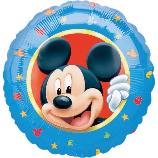 Mickey Mouse Ballon (mit Helium gefüllt) - LIscenced klein