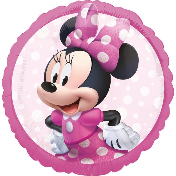 Minnie Mouse Ballon (mit Helium gefüllt) - LIscenced klein