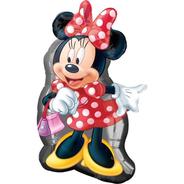 Minnie Mouse XL Ballon (mit Helium gefüllt) - Supershape helium