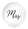 Mrs - Misses - schwarz Ballon XXL