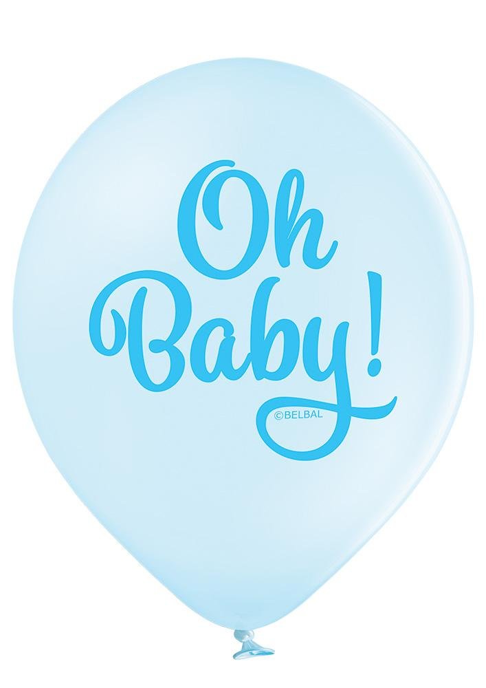 Oh Baby Boy Ballon - Latex bedruckt