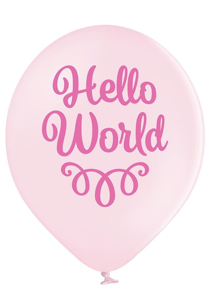 Oh Baby Girl Ballon - Latex bedruckt