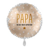 Papa tu es mon ballon superstar (rempli d'hélium) 