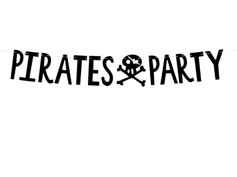 Piraten Party Banner Girlande - Girlanden Banner